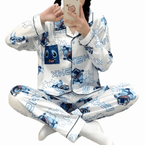 Pyjama Stitch style soie