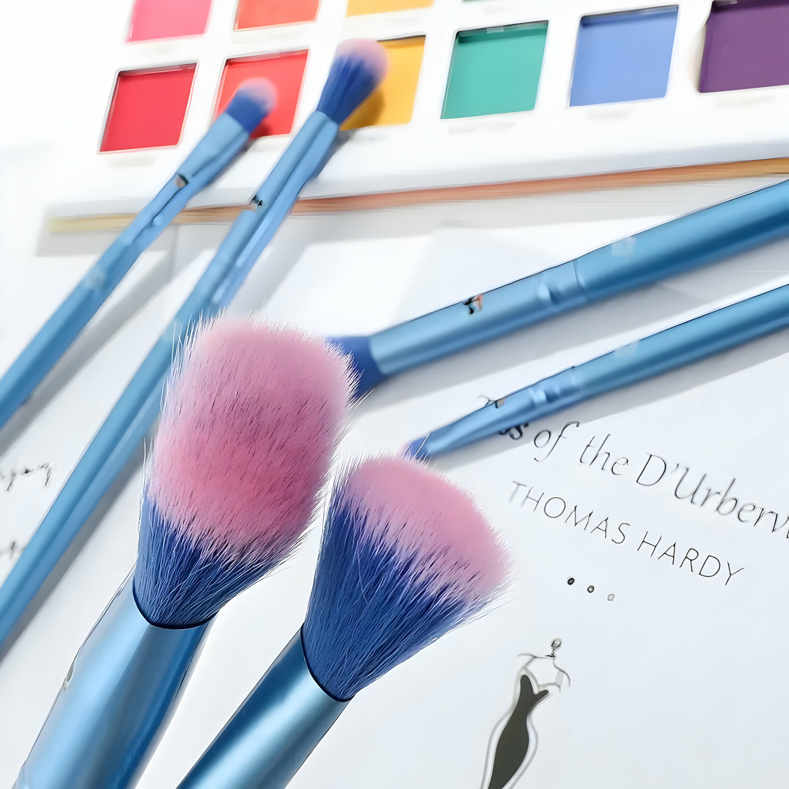 Set de 6 pinceaux de maquillage Stitch en plastique – Image 4