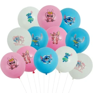 Ballon en Latex Stitch et Angel Assortiment Stitch et Angel