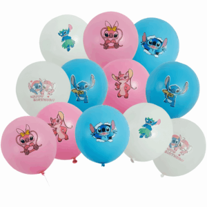 Ballon en latex Stitch et Angel