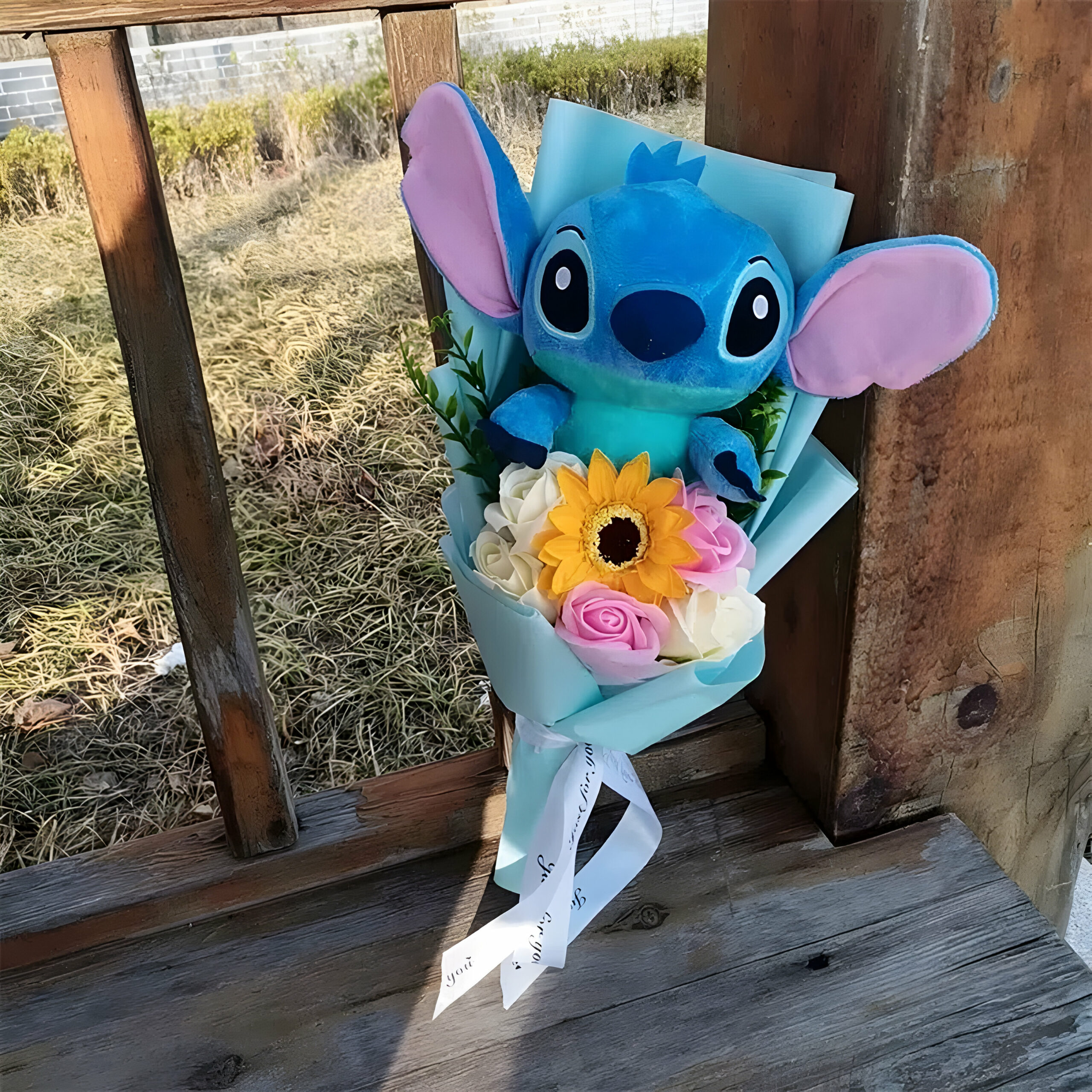 Bouquet Stitch Saint-Valentin 35-40 cm – Image 3