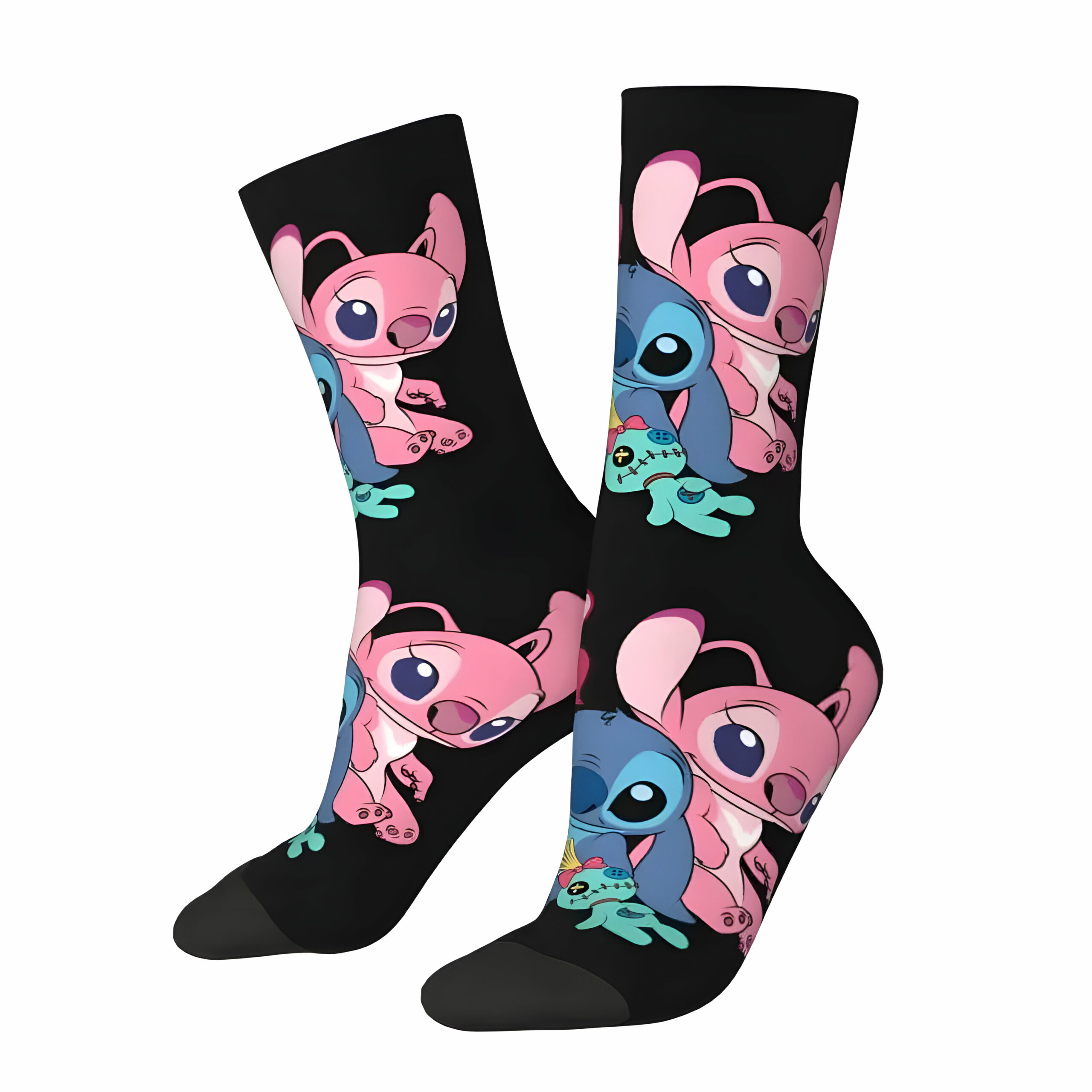 Chaussettes hautes Lilo & Stitch avec Angel en polyester – Image 5