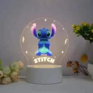 Lampe Stitch debout bleu pour Enfant