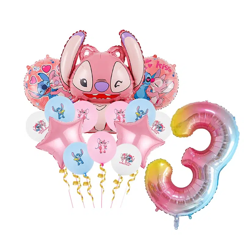 Ballon Stitch de fête en aluminium – Image 3