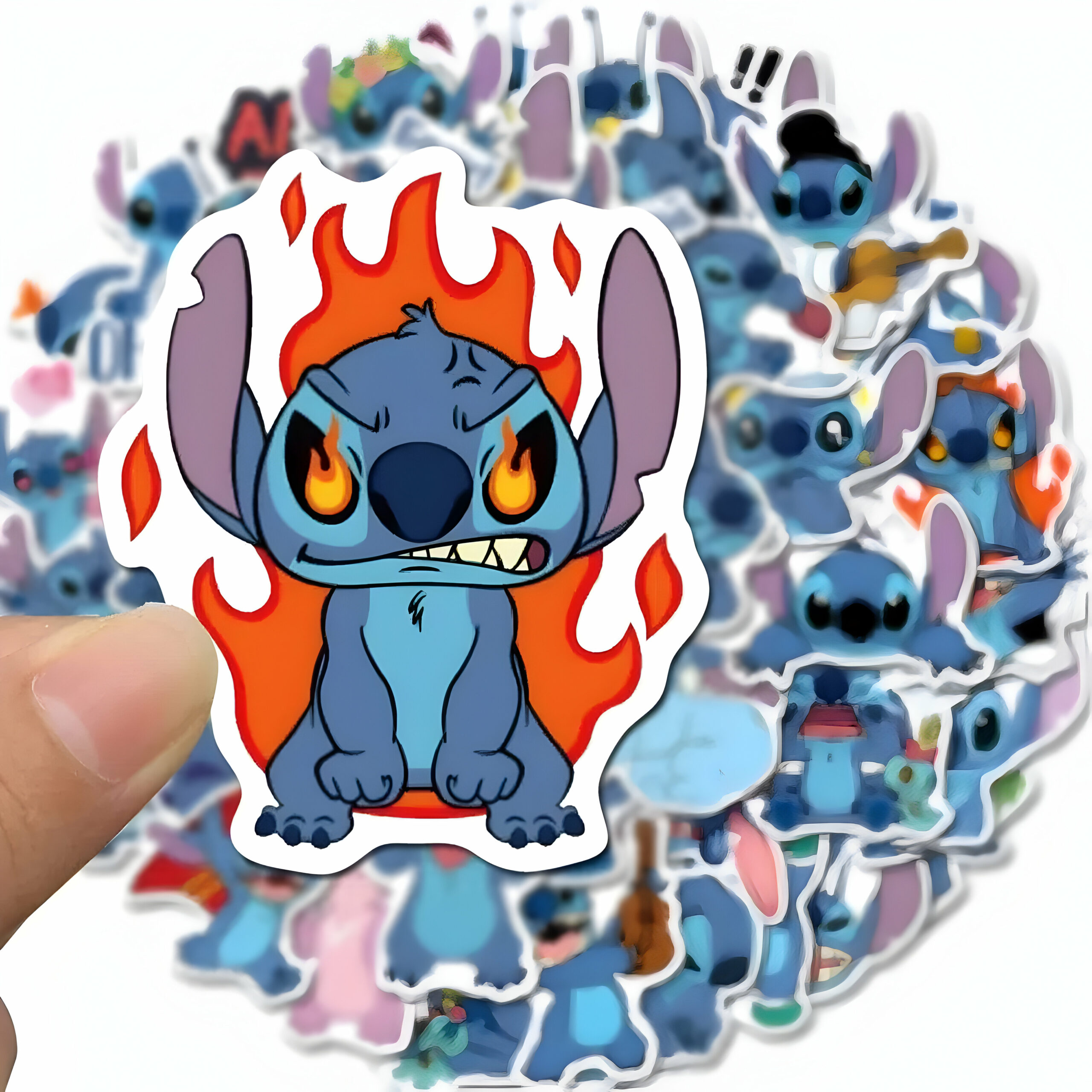 Autocollants Stitch en lot de 50 – Image 4