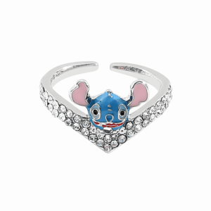 Bague Stitch cœur ajustable