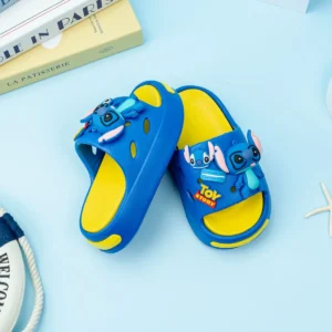 Claquettes Stitch Jaune pour Garçon