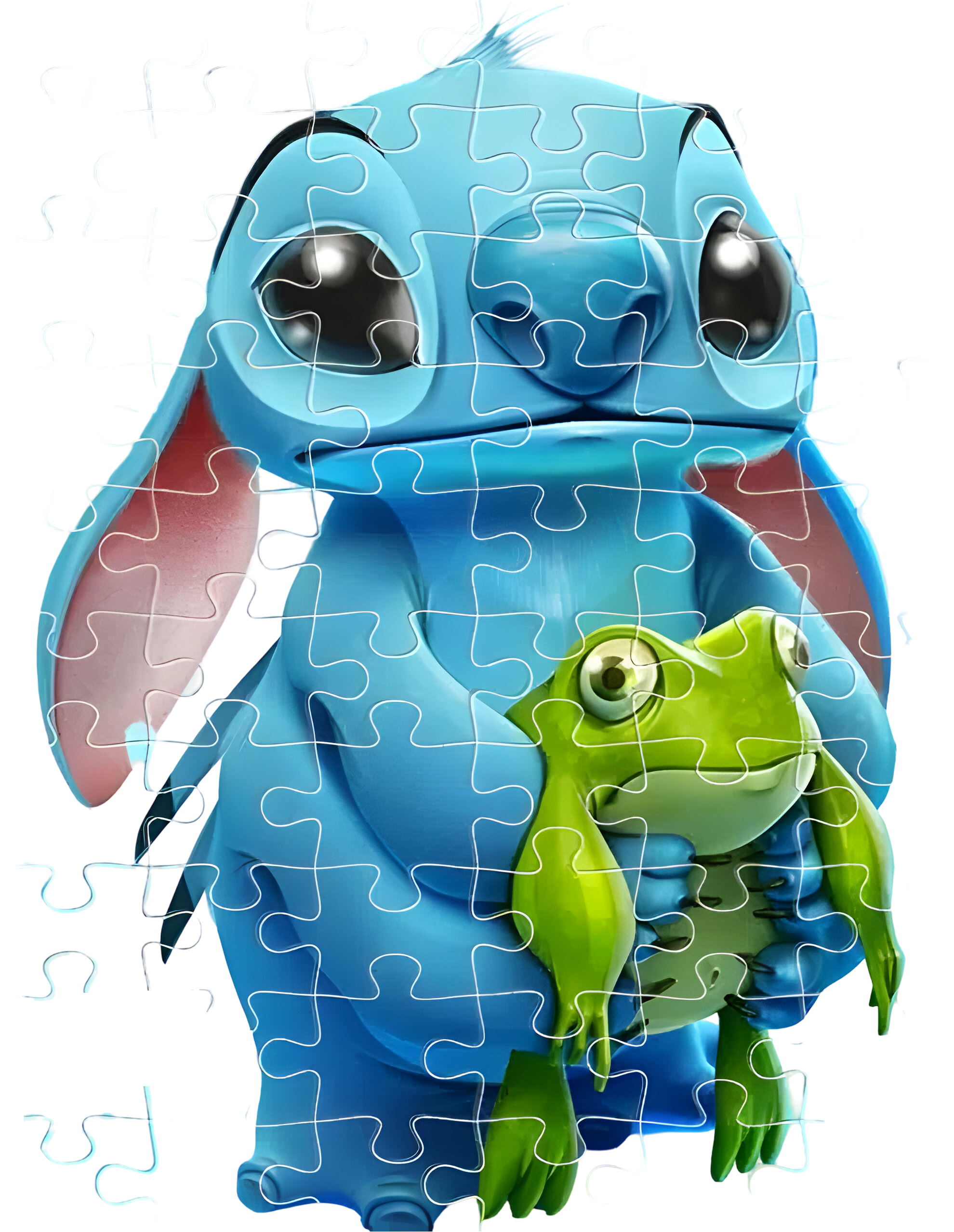 Puzzle éducatif Stitch en bois 1000 pièces