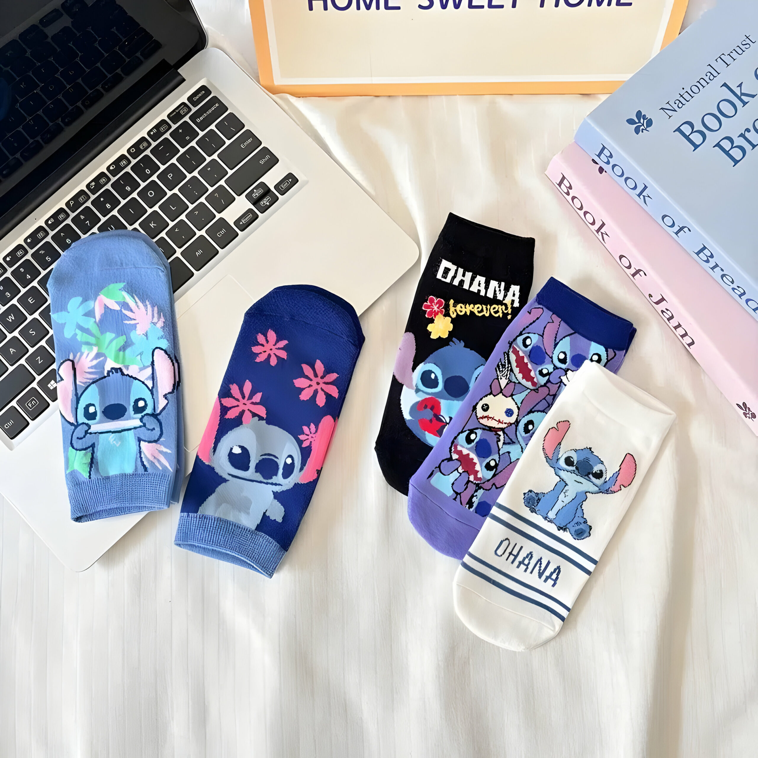 Chaussettes Stitch en polyester – Image 2