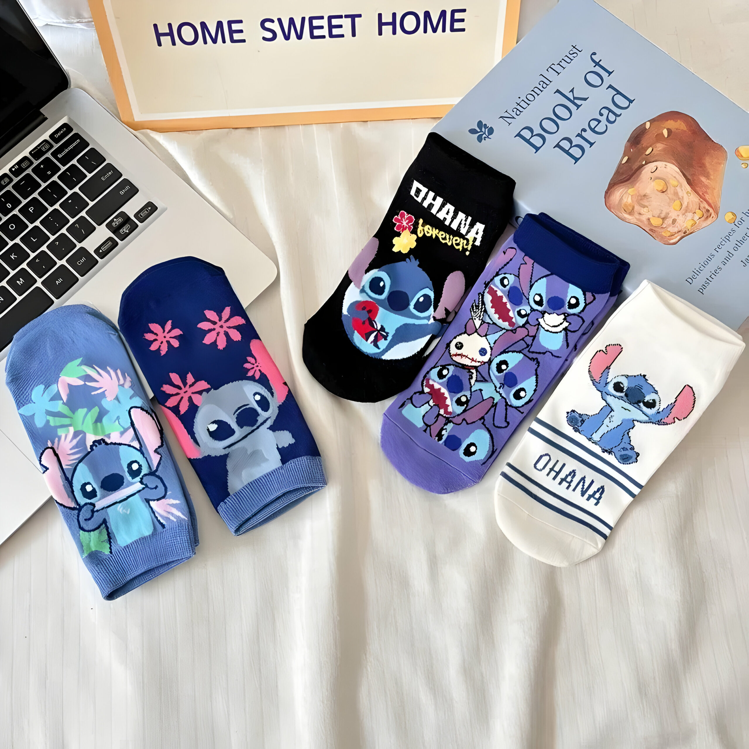 Chaussettes Stitch en polyester – Image 4