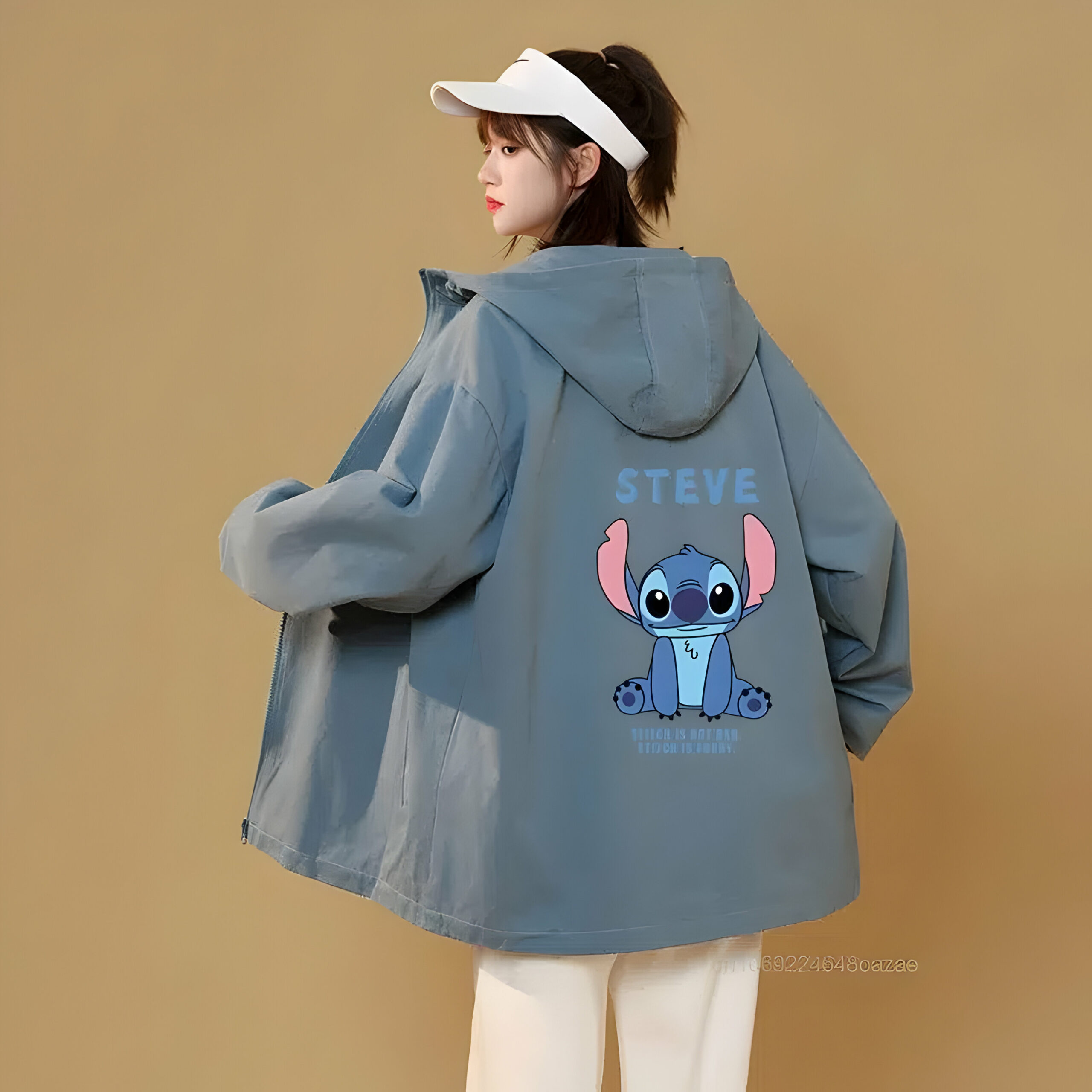 Veste Stitch à capuche en polyester – Image 4