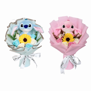 Bouquet peluche Stitch mignon