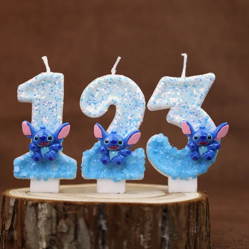 Bougie Stitch chiffre 1 – Image 3