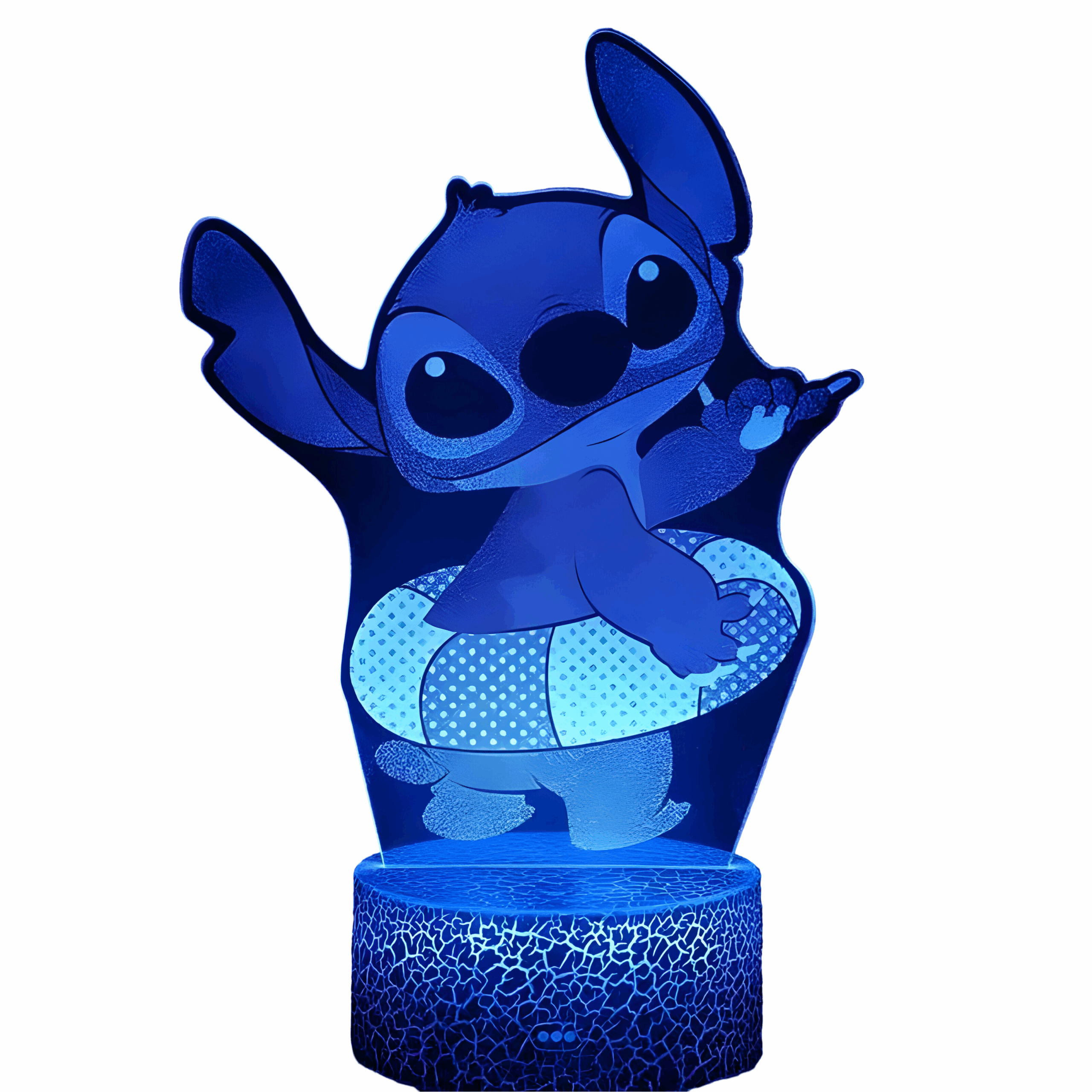 Lampe Stitch en acrylique