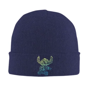 Bonnet Stitch Bleu Foncé pour Homme