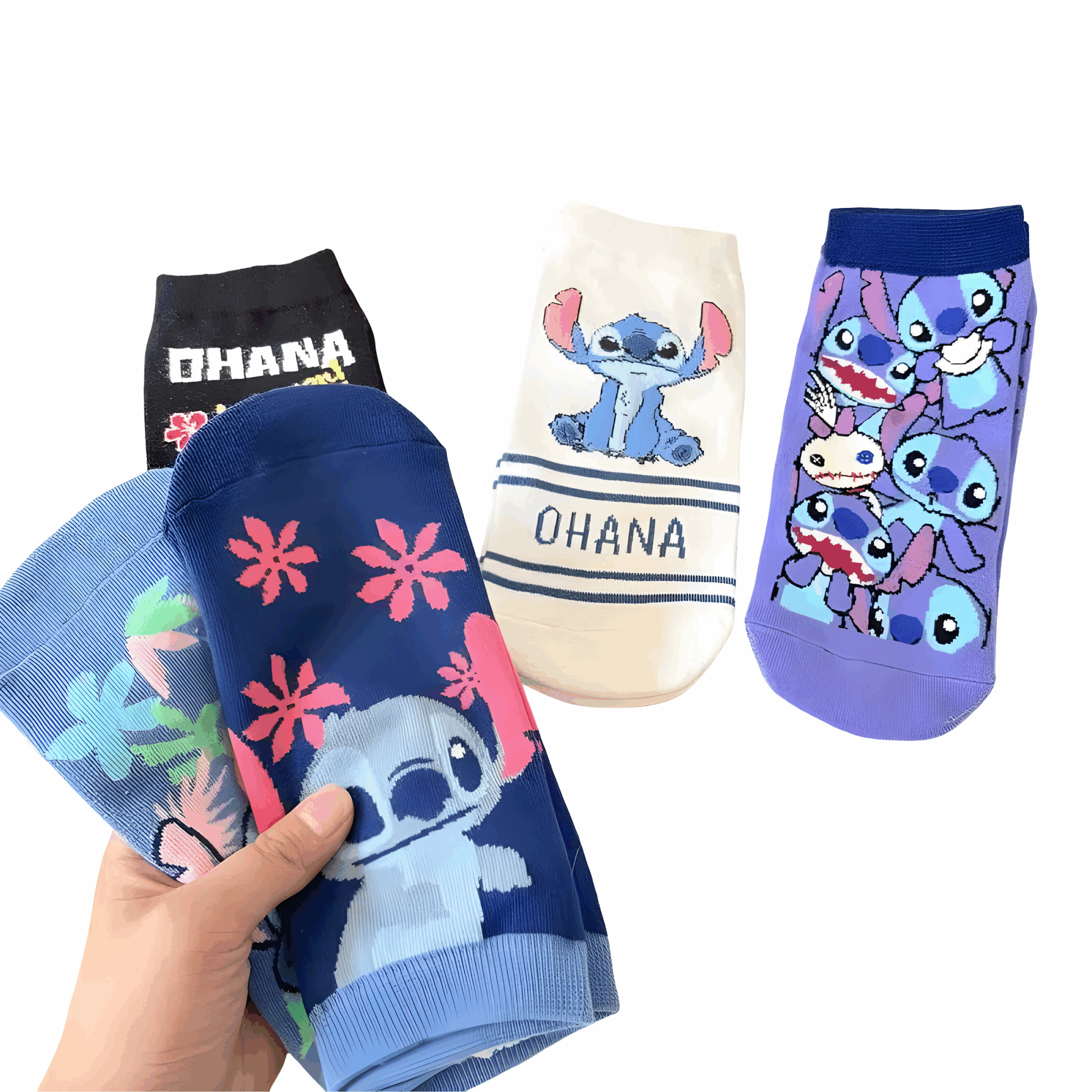 Chaussettes Stitch en polyester