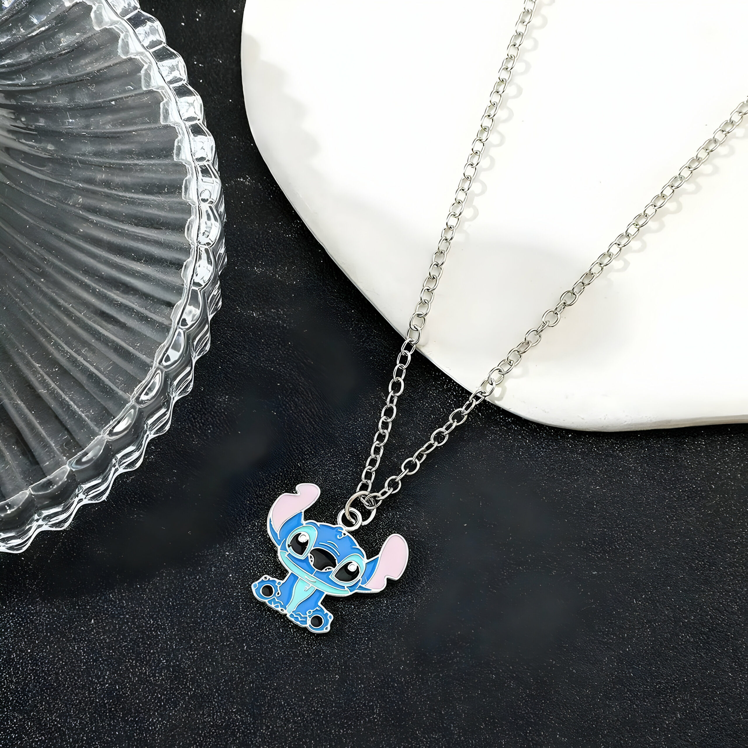 Collier Disney Stitch pour fille, chaîne 60cm – Image 4