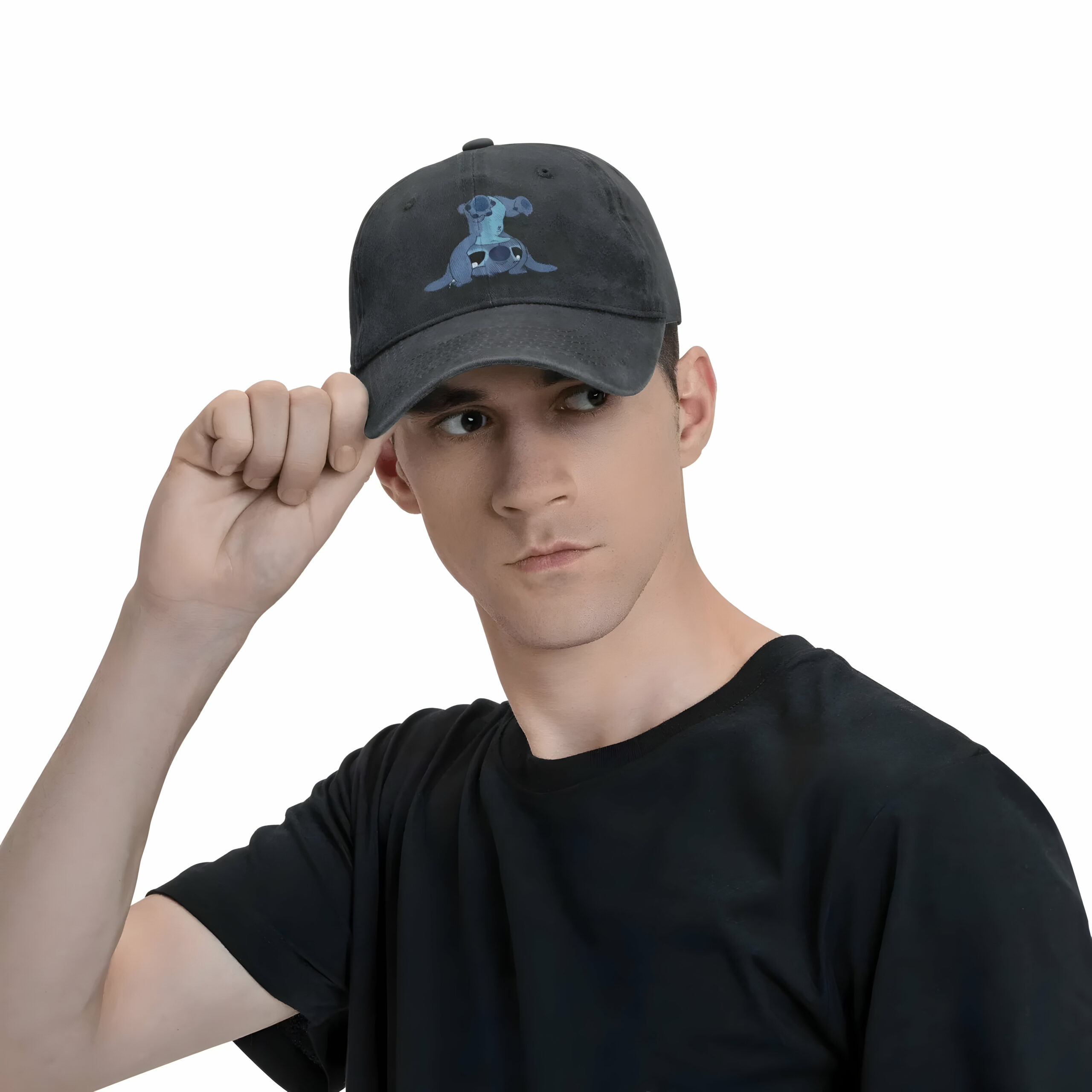 Casquette Stitch de baseball en polyester, taille 55-59cm – Image 5