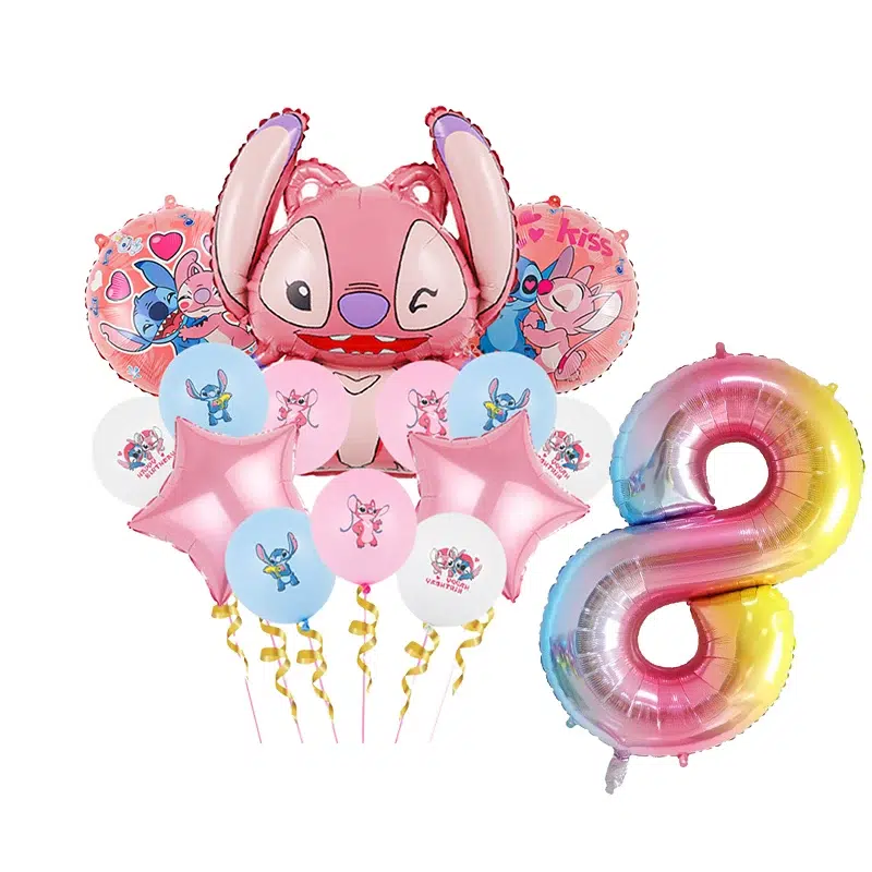 Ballon Stitch de fête en aluminium – Image 8