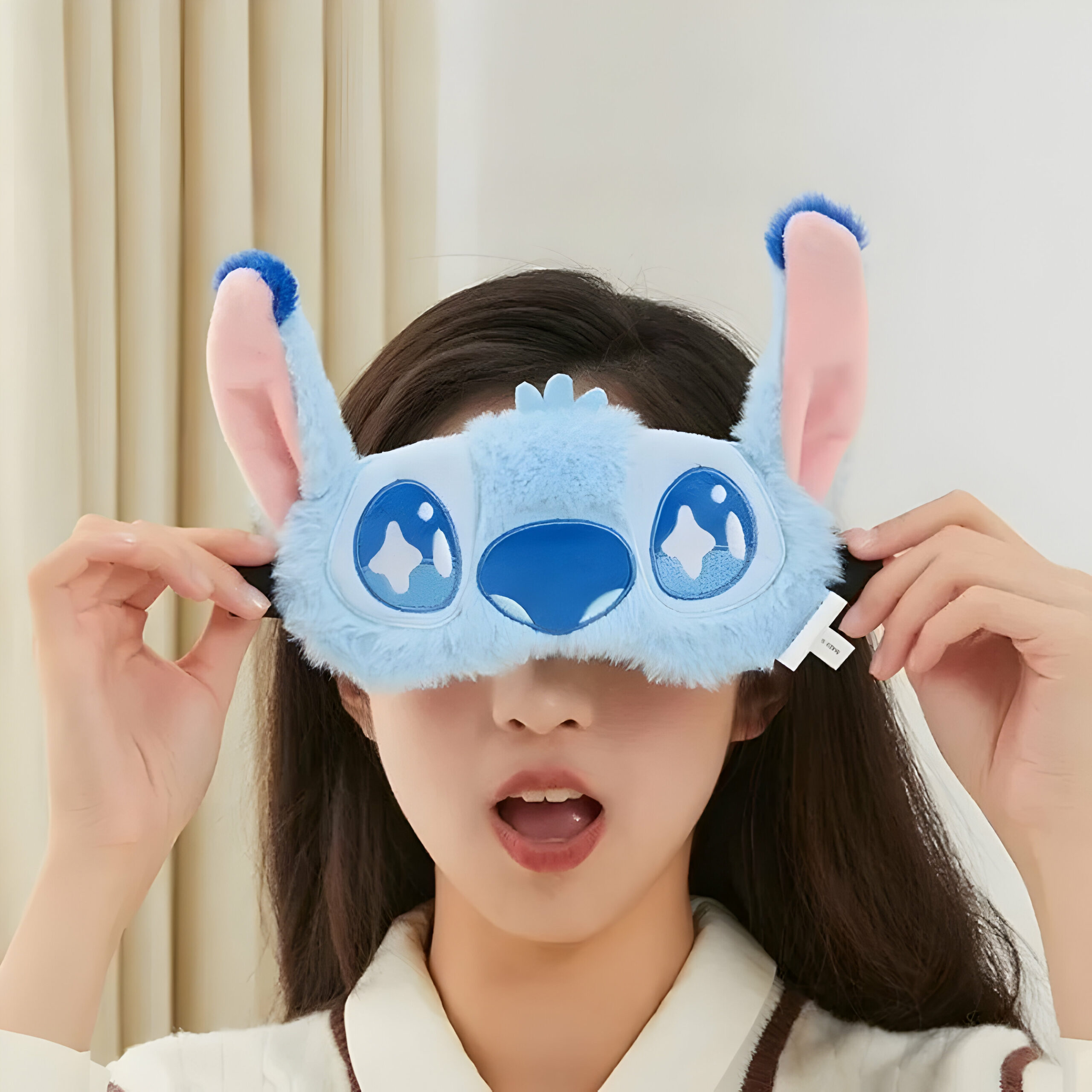 Masque de nuit Stitch en peluche – Image 3