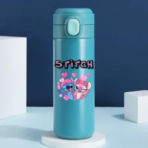 Gourde Stitch et Angel 420ML Vert