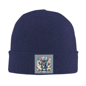 Bonnet Stitch Halloween Bleu Foncé