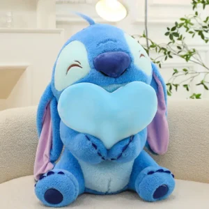 Peluche Stitch Coeur Bleu