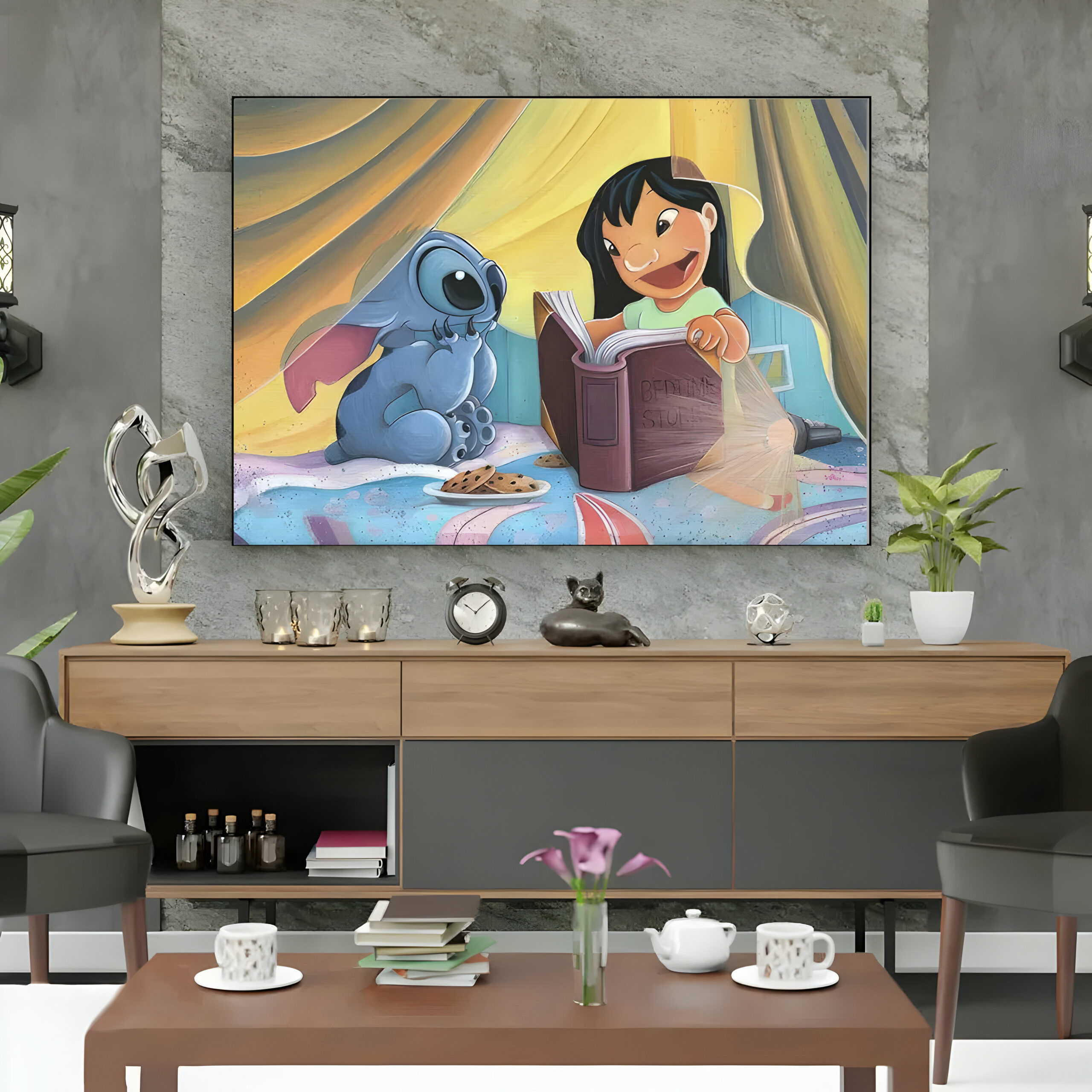 Tableau décoratif Stitch sur canvas – Image 2