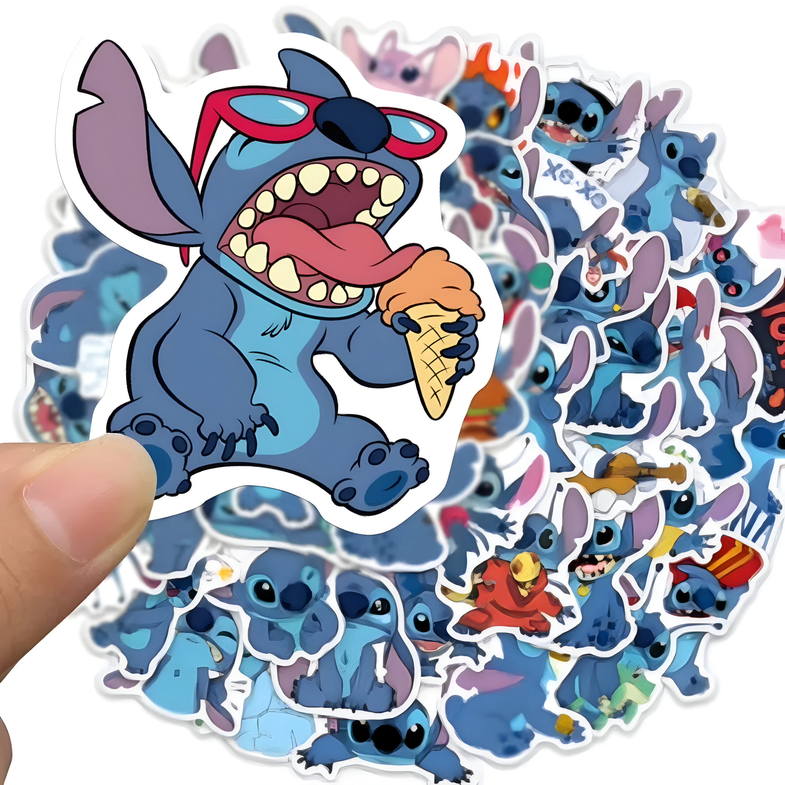 Autocollants Stitch en lot de 50 – Image 5