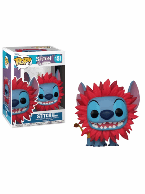Figurine Stitch Pop en Simba 10cm