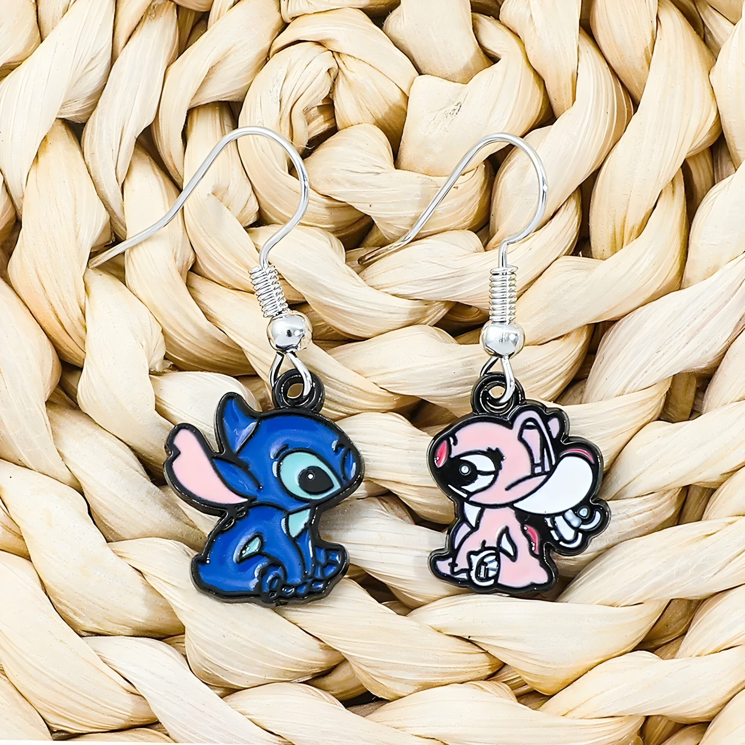 Boucle d’oreille Disney Stitch et Angel en alliage de zinc – Image 5