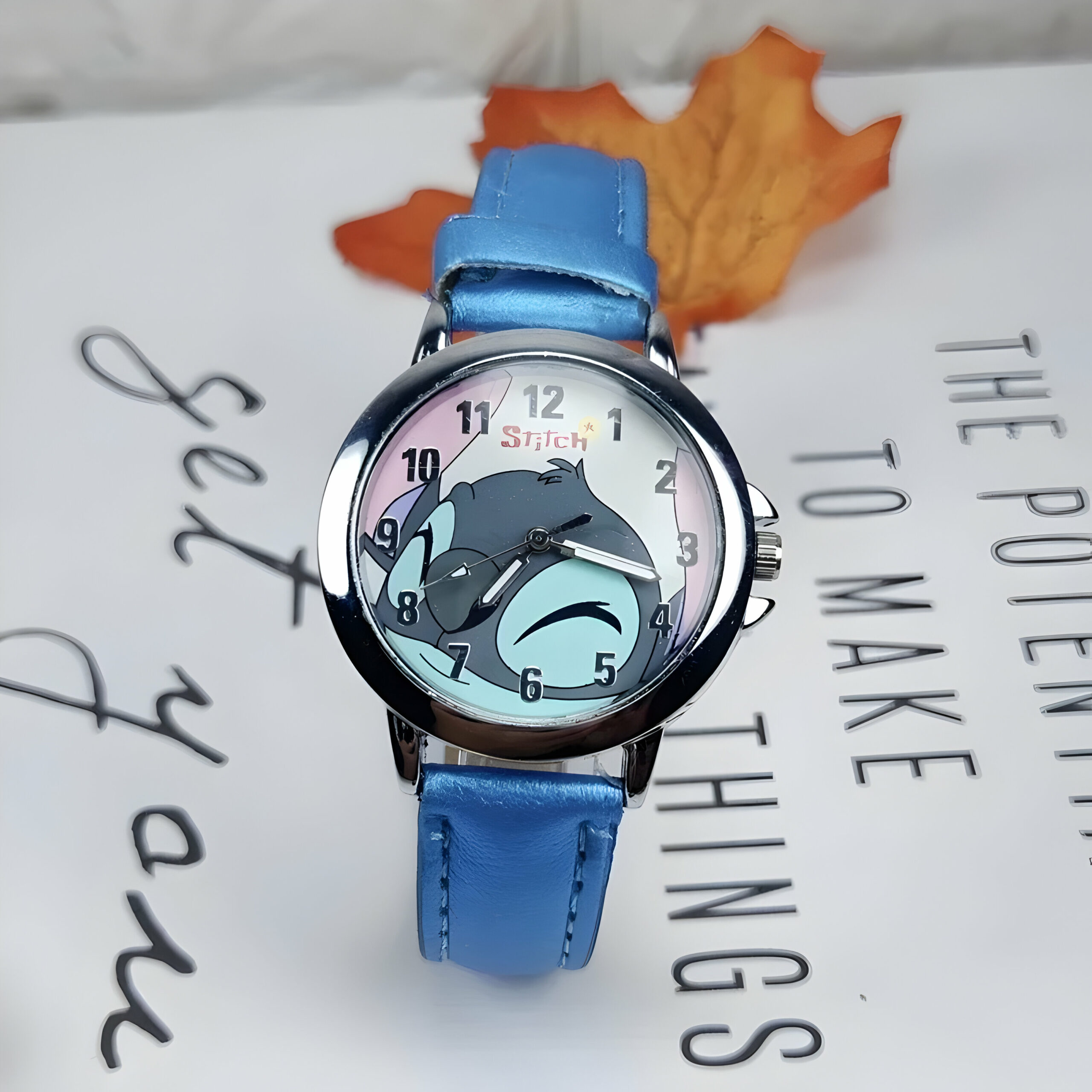 Montre enfant Stitch Lilo & Stitch, cadran rose 36mm – Image 6