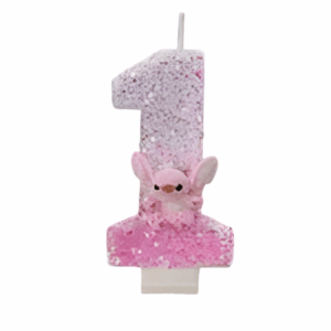 Bougie Stitch Angel chiffre 1