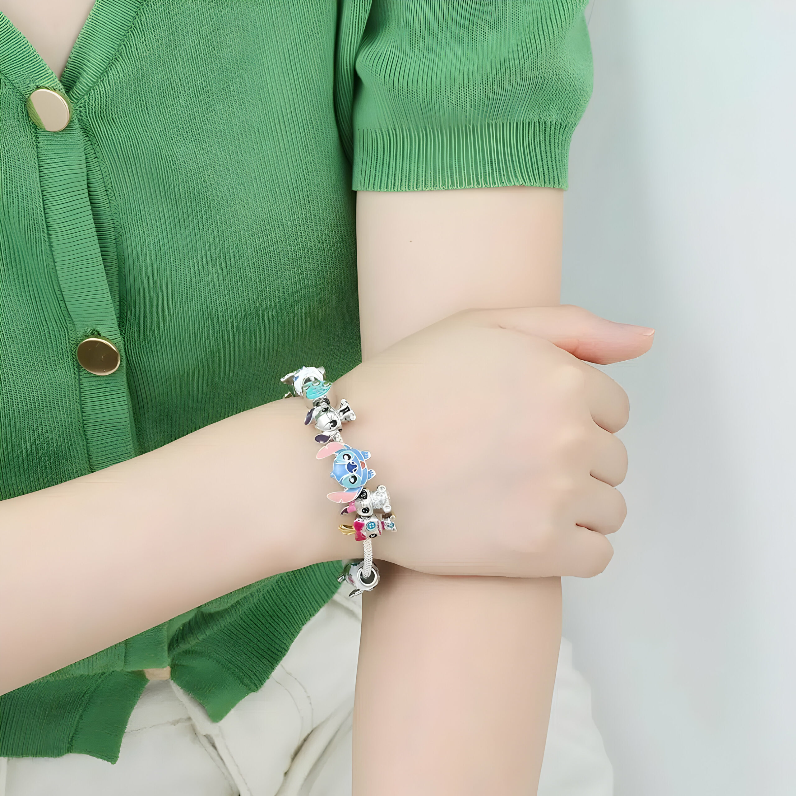 Bracelet Stitch en métal – Image 5