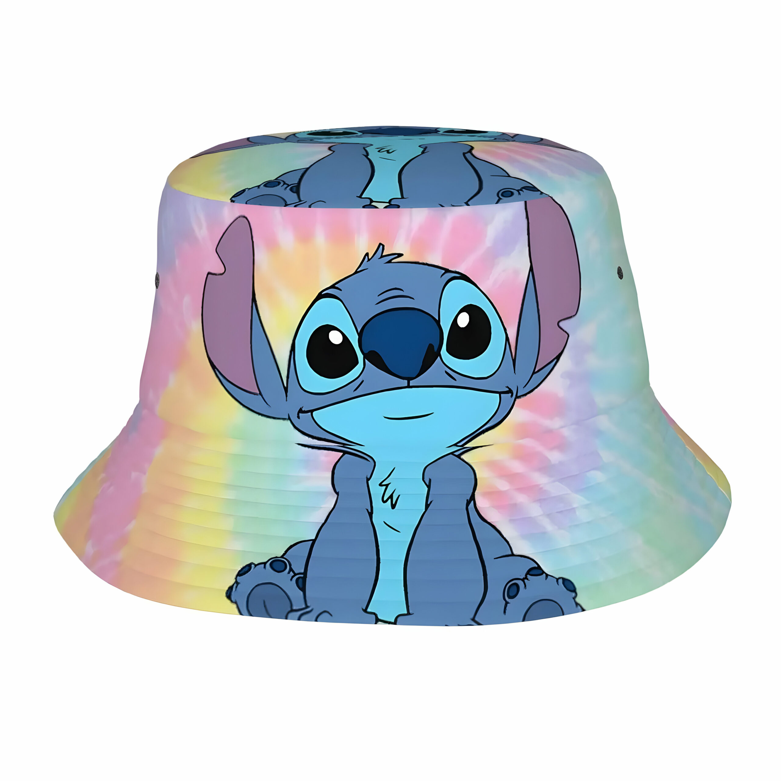 Bob tie-dye multicolore Stitch en polyester