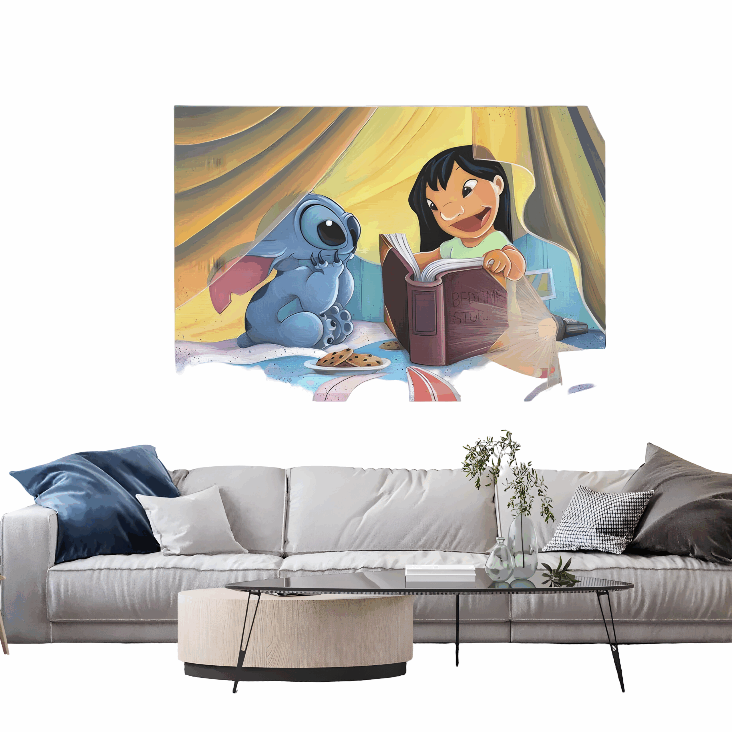 Tableau décoratif Stitch sur canvas