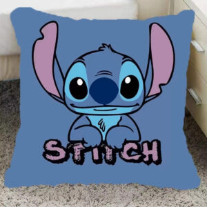 Coussin bleu Stitch 40x40 cm
