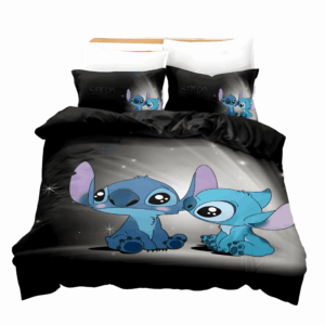 Parure de lit noire Stitch