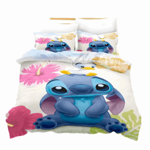 Parure de lit Stitch Fleurs