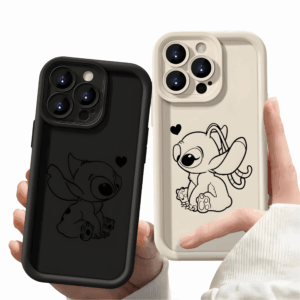 Coque couple Stitch pour iPhone