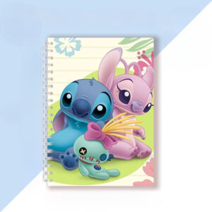 Carnet Stitch Angel et Scrump pour Rentrée Scolaire