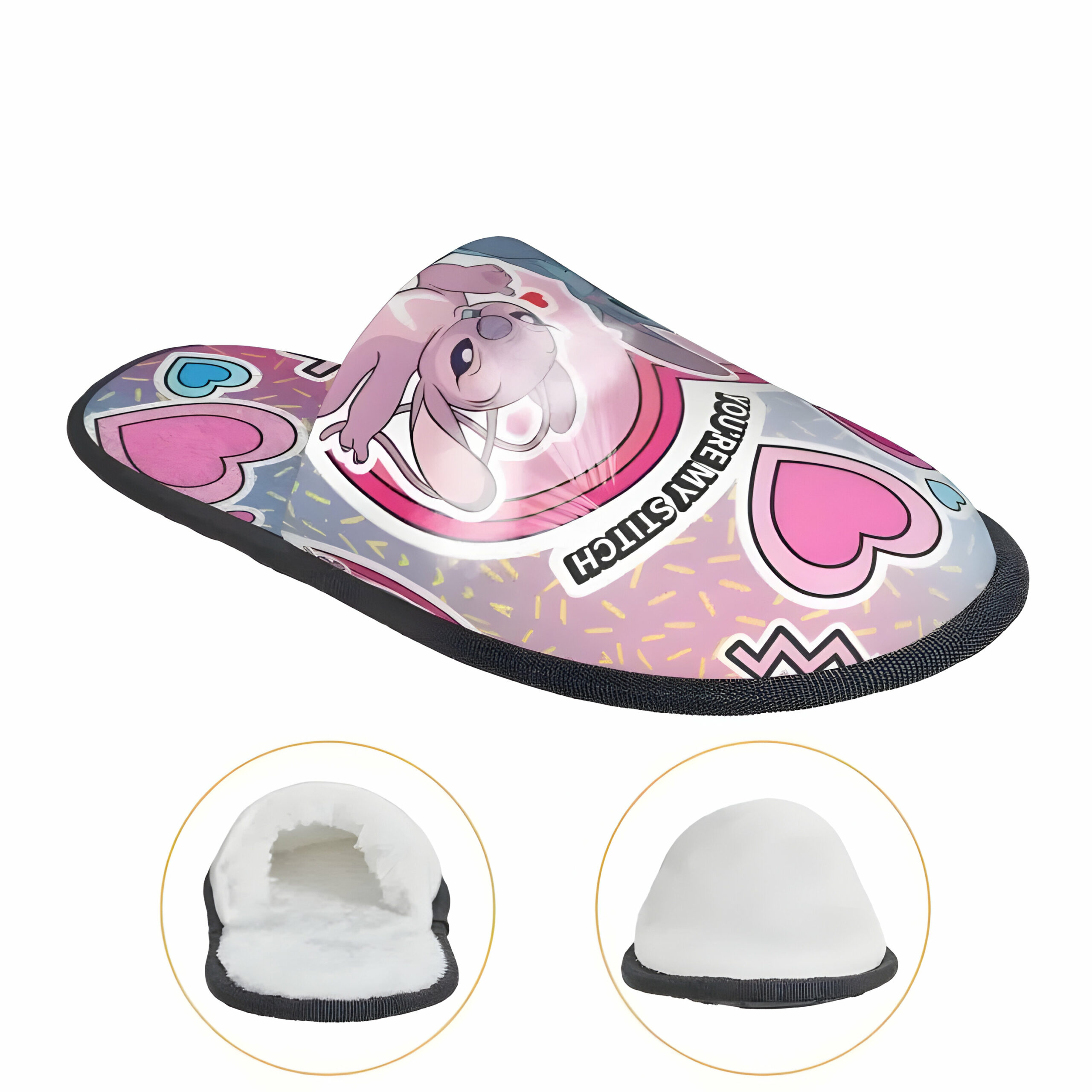 Chaussons Lilo et Stitch Saint-Valentin, Stitch et Angel – Image 3