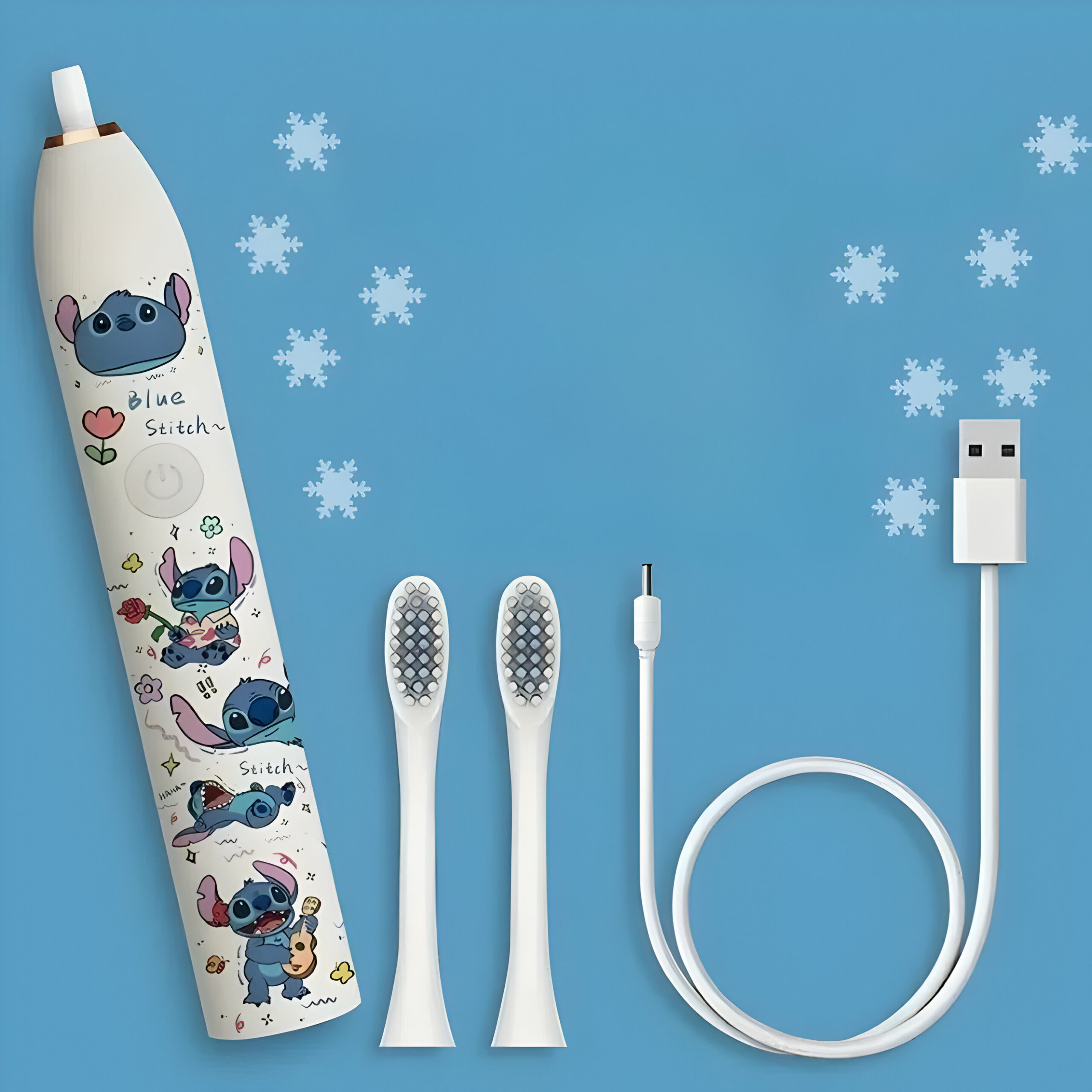 Brosse à dents électrique Stitch en plastique – Image 3
