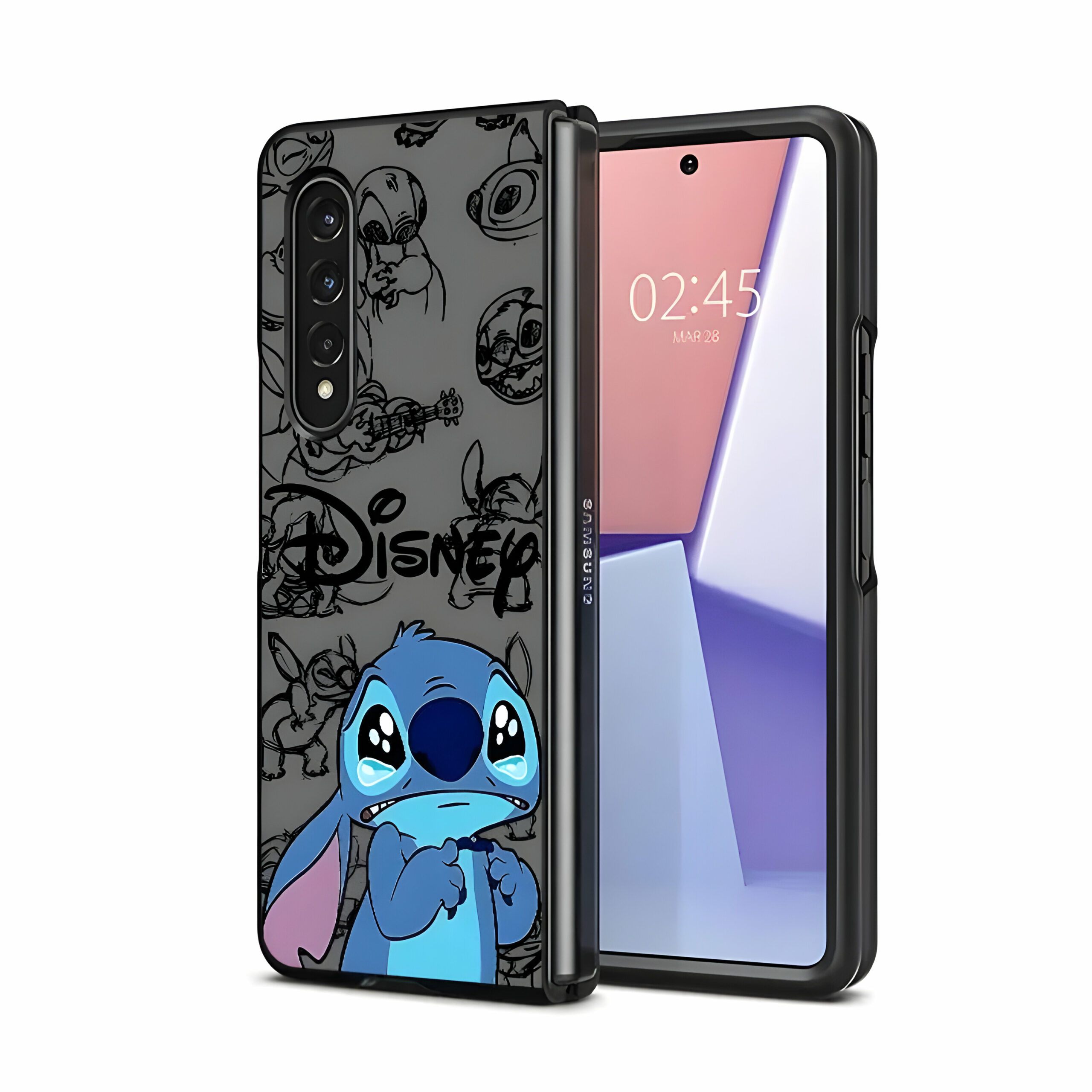 Coque Disney Stitch Samsung Z Fold en Plastique – Image 5