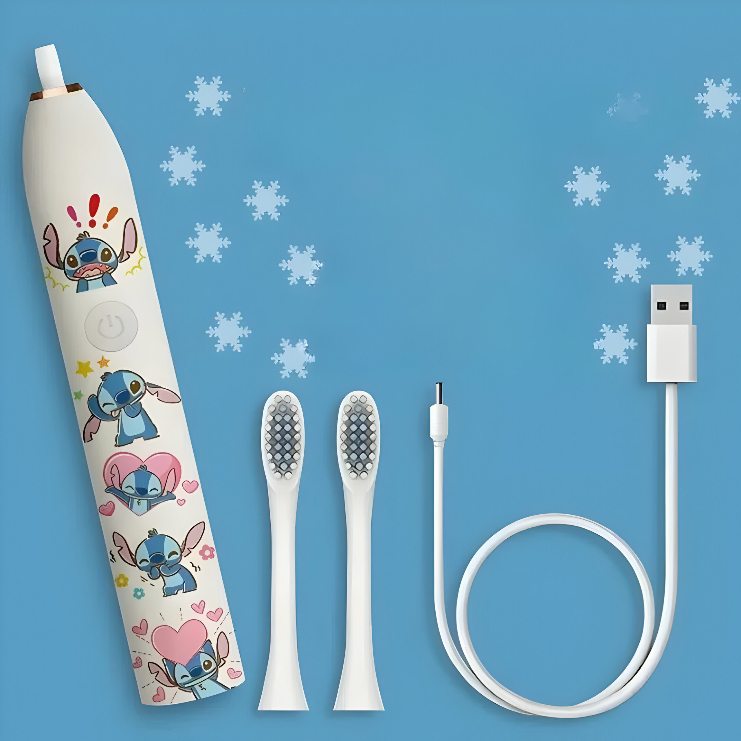 Brosse à dents électrique Stitch en plastique – Image 2