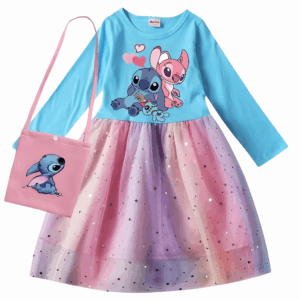 Robe Stitch à jupe dégradée avec sacoche