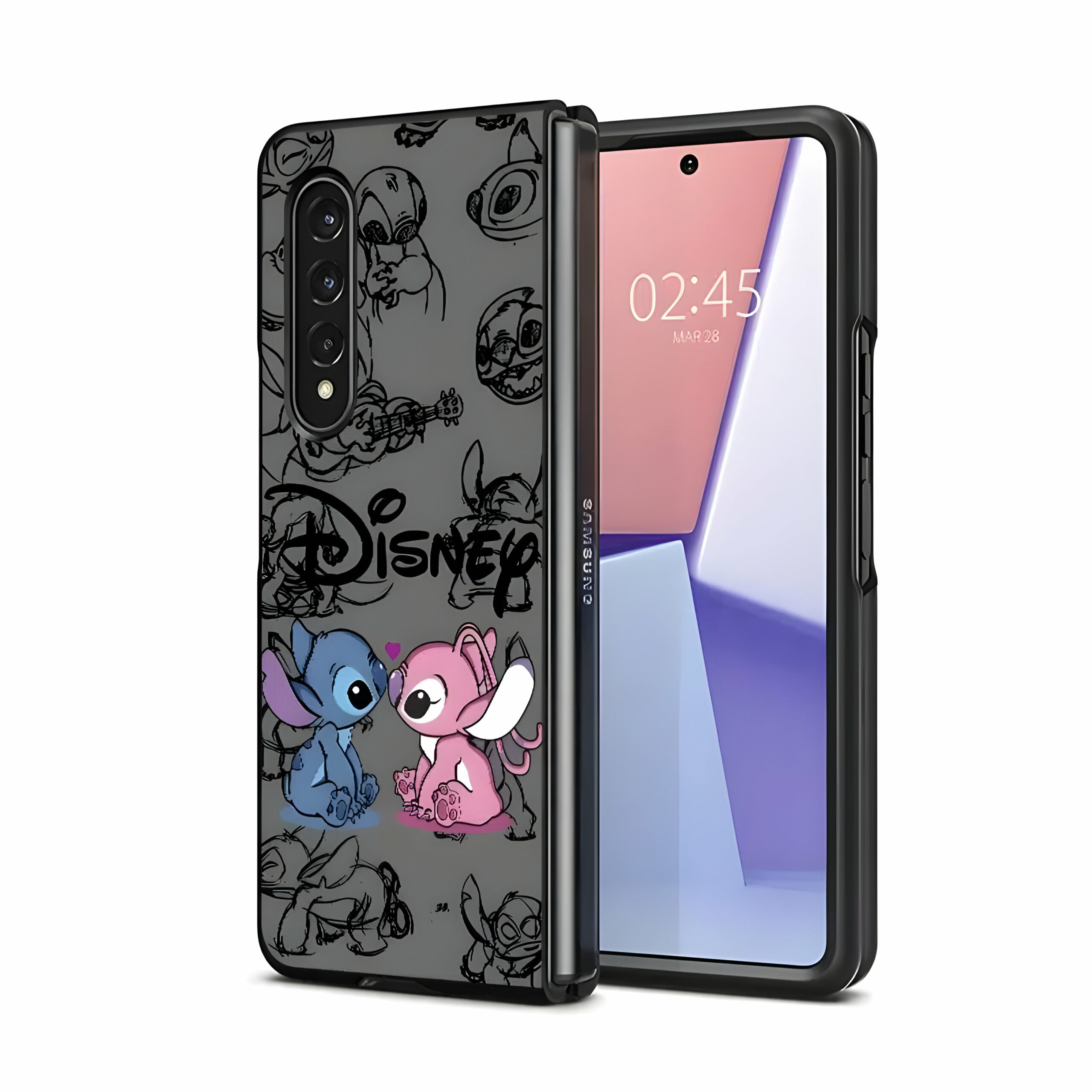 Coque Disney Stitch Samsung Z Fold en Plastique – Image 6
