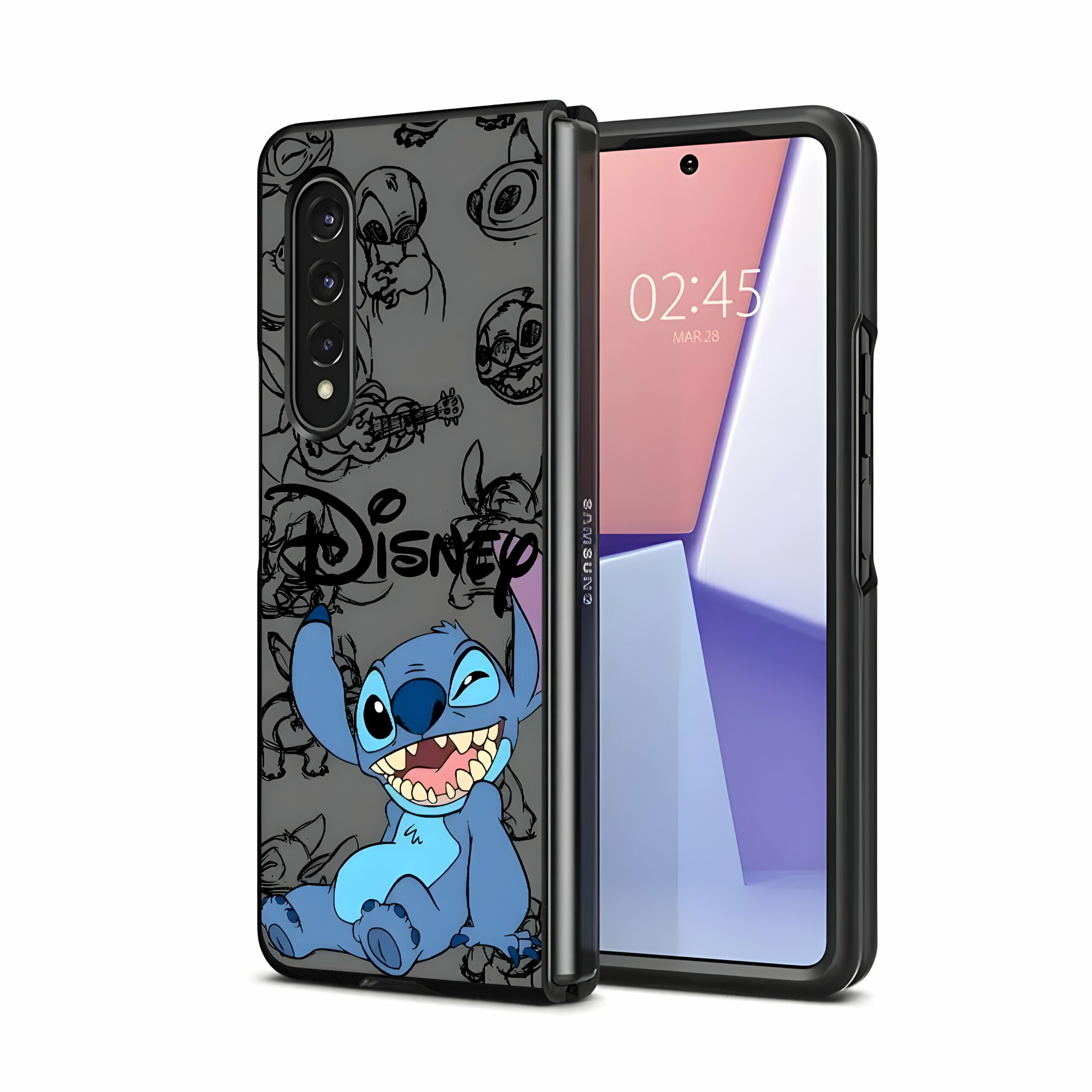 Coque Disney Stitch Samsung Z Fold en Plastique – Image 7