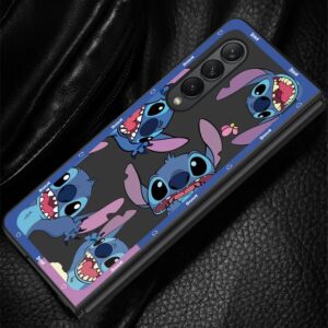 Coque Samsung Stitch grimaces bleues