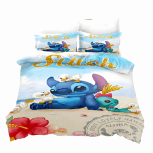 Parure de lit Stitch à la plage